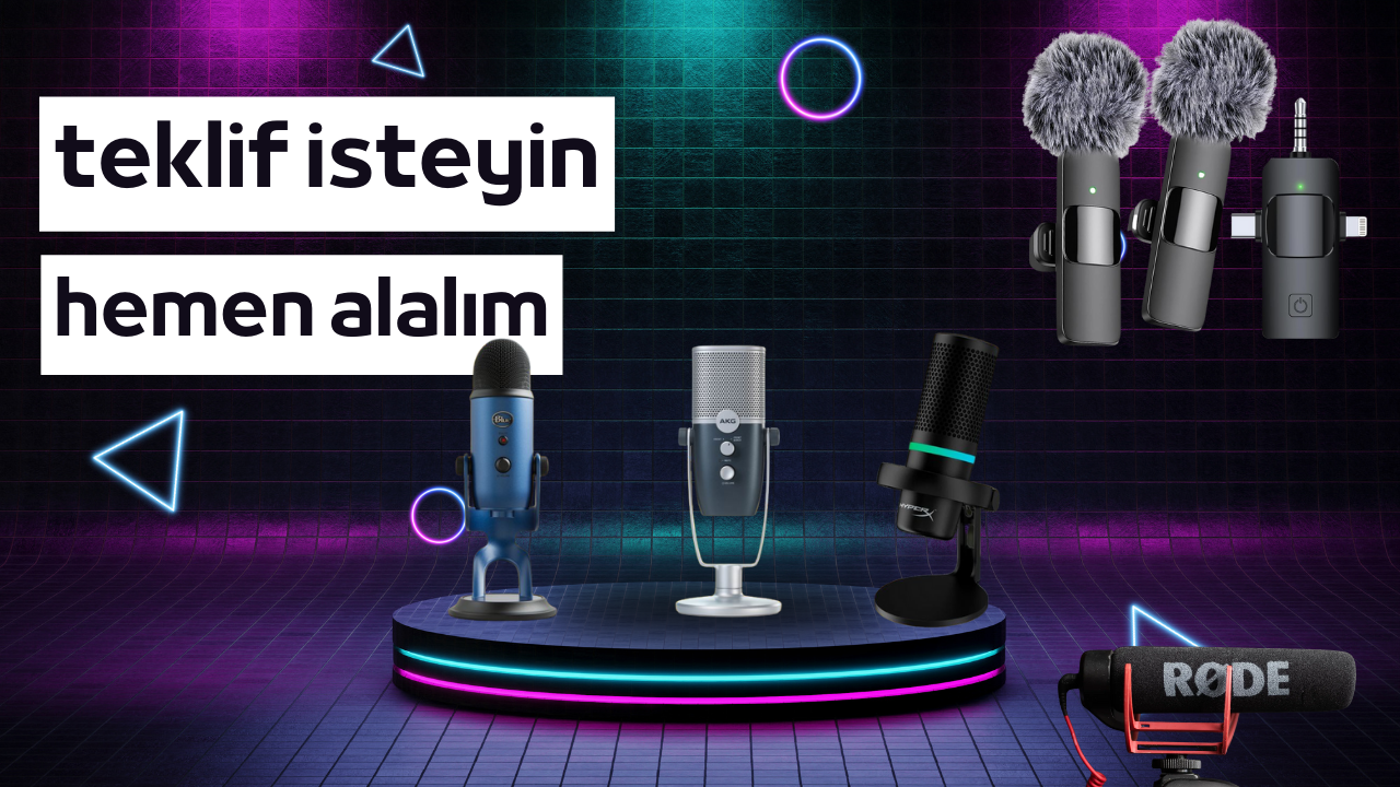 Mikrofon alan yerler